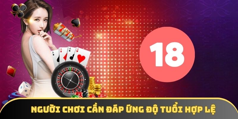 Người tham gia cần đáp ứng quy định về độ tuổi hợp lệ Người tham gia cần đáp ứng quy định về độ tuổi hợp lệ